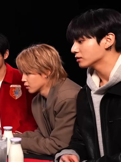jungkook’s reaction when sean mentioned that the scoville level of one of their hot sauce is 2 million😭