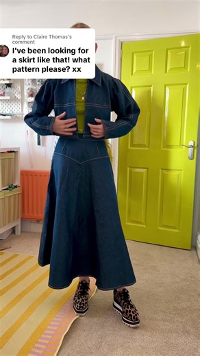 Denim Co-Ord Styling Tips: Skirt & Jacket Details