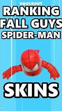 RANKING FALL GUYS SPIDER-MAN SKINS #spiderman #fallguys