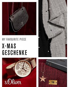 Glänzende Geschenkideen, die garantiert ein Funkeln in die Augen zaubern. ✨🎁 Entdecke jetzt wärmende Accessoires und eleganten Schmuck mit dem gewissen Etwas! Für stilsichere Weihnachten. 🎄http://shop.soliver.com/5jn | s.Oliver