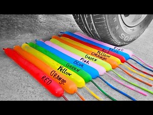 Crushing Things With Car Best Compilation | Experiment: Car Wheel VS Balloons, Toys, Jelly