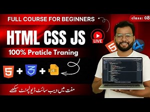 Learn Web Development Step by Step – HTML, CSS & JavaScript (Live Class) 8