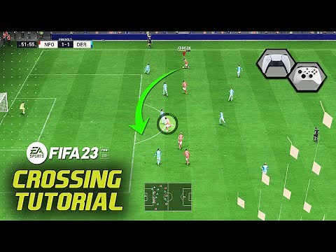 FIFA 23 CROSSING TUTORIAL - HOW TO SCORE GOALS WITH THE MOST OVERPOWERED CROSS IN FIFA 23!!