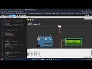 Wokwi Arudino UNO模擬器+DHT22+LCD1620教學影片