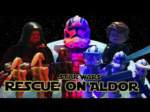 The Rescue on Aldor | LEGO Star Wars Stop Motion