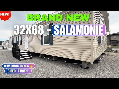 32X68-“Salamonie” Beautiful Champion Manufactured Home Tour 2025 | HUGE KITCHEN, New colors