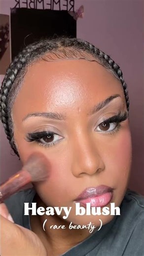 Heavy blush makeup tutorial #makeup #makeuptutorial