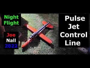 Pulse Jet Control Line Night Flight at Joe Nall 2022 Amazing Sound