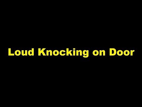 Loud Knocking on Door Sound Effect