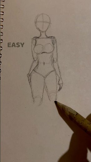 How to draw bodies👀✨ #art #shorts #drawing #pendrawing