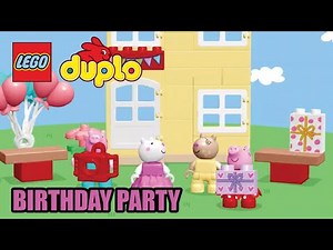 LEGO DUPLO PEPPA PIG - Playful learning with Peppa | New Episodes PEPPA’S BIRTHDAY PARTY!