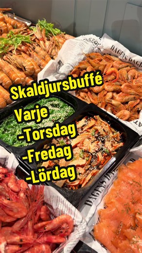 Skaldjursbuffé varje torsdag–lördag | Kungälvs Havsdelikatesser
