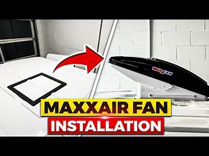 MaxxAir Fan Installation | Mercedes Sprinter Van Build Series (video 02)