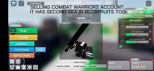 Combat Warriors Mobile: Join the Action on Roblox