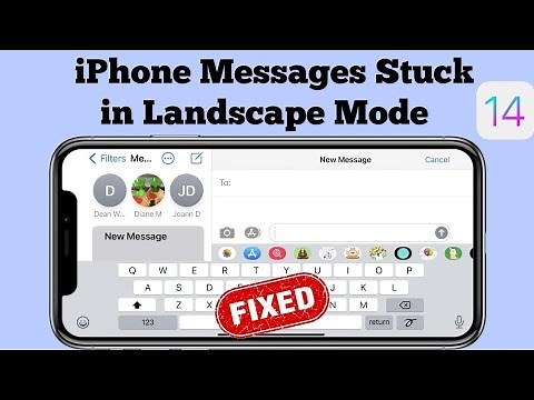 iPhone Messages Stuck in Landscape Mode after iOS 14.4 [Fixed]