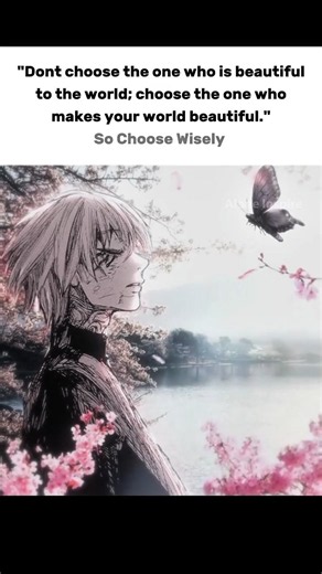 Dont choose the one who is beautiful #motivational #quotes #peace #relatable #english #life