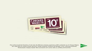 Só este sábado e domingo, transforme as suas compras no Supermercado e Supercor em cheques mágicos! ✨ Saiba tudo em http://eci.pt/6184nmVMp. | El Corte Inglés Portugal