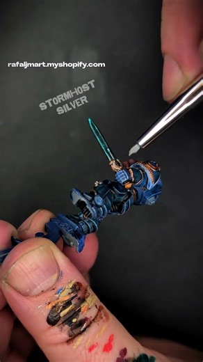 Victrix Honour Guard Ancient | Ultramarines | Warhammer 40K | Sword Painting tutorial
