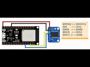 ESP32 I2C Bus Scanner -- DS3231 RTC section