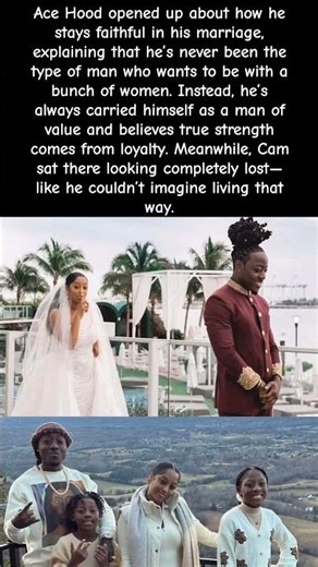 Ace Hood Reveals Why He Stays LOYAL… Cam Can’t Relate #acehood #wife #shorts #viralvideo