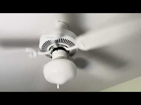 Example of Bad Ceiling Fan Bearings: Halsey Builder Fan (Part 16)