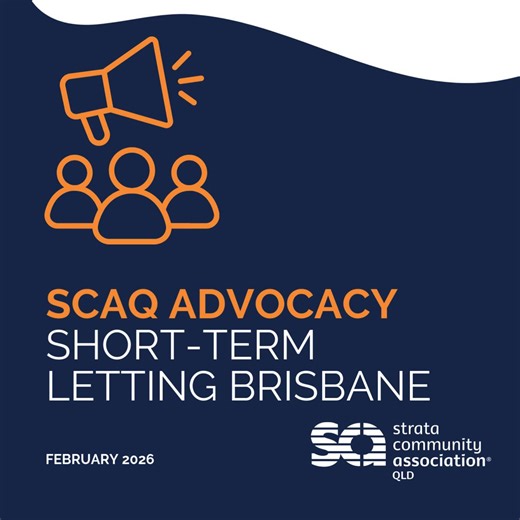 Brisbane is growing up. More strata living. More major events. 2032 on the horizon. This week SCAQ lodged our submission on Brisbane City Council’s proposed short stay accommodation reforms. In a nutshell.... ✅We support registration. ✅We support enforceable standards. ✅We support a 24-hour contact person. ✅We support a code of conduct. Strata communities deserve clarity and accountability. Residents deserve quiet enjoyment. Committees deserve a framework they can rely on. But reform must be cal