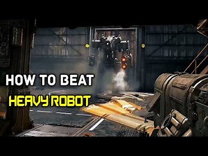 Wolfenstein: The New Order - How To Beat Hanger Heavy Robot