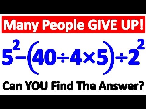 99% of People FAIL This Amazing Math Challenge! Can YOU Solve It? 🤔🧠