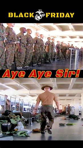 Black Friday 🗣️ in the Marine Corps! No: It doesn't just come once a year and It's not about low low prices at your favorite stores. 💸 But Yes: You might get trampled! 😵‍💫 🚌 Marine Recruits usually arrive at MCRD - Marine Corps Recruit Depot (i.e. Boot Camp) on Monday/Tuesday for receiving/processing... Then on Friday ("Pick-up Day") you're assigned to your platoon & meet your Drill Instructors for the first time. We call this day “Black Friday.” This is when your 13 weeks of recruit traini