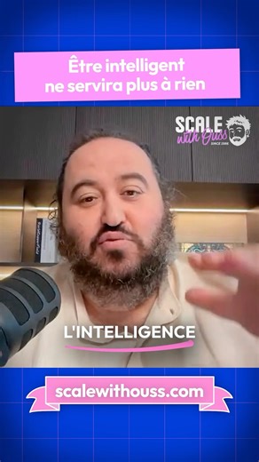 We live in an era where intelligence is becoming a commodity.