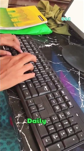 English Typing Practice Class 2 📈 #typingspeed #computer #typing #shortvideo