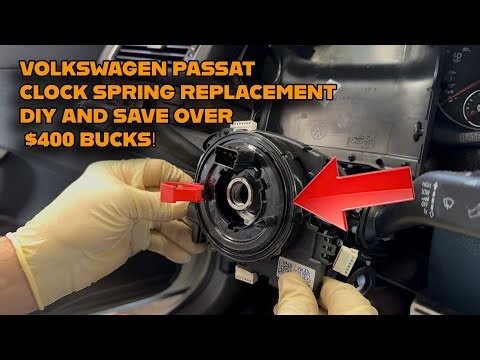 VW Passat Clock Spring Replacement (2012–2015) | Fix Airbag Light, Horn & Steering Wheel Buttons