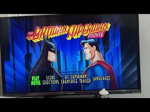 The Batman Superman Movie 2002 DVD Menu Walkthrough