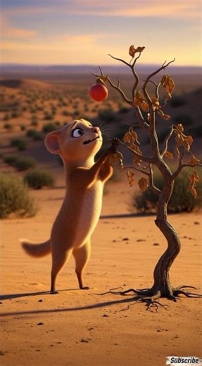 The Mongoose Who Saved a Dying Plant 🐾🍎 #children #emotionalstruggle #cartoon