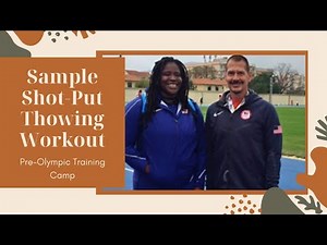 Sample shot put throwing practice