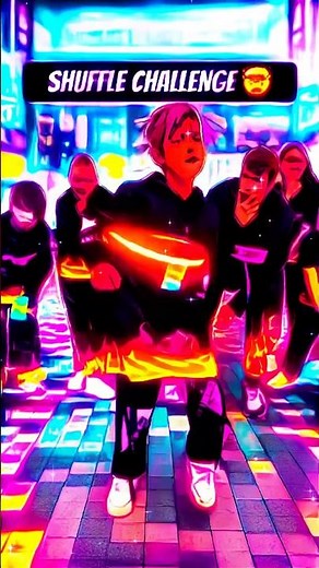 Insane Neon Shuffle Dance 🔥 Group Shuffle Energy | Neon Edit