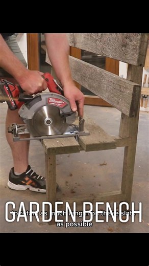 Repurposing an Old Garden Bench - DIY Project