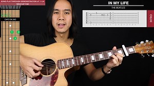 吉他教程The Beatles - In My Life