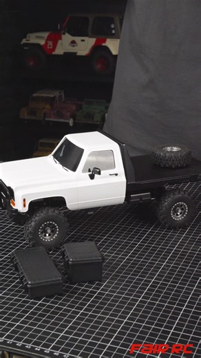 9.1K views · 189 reactions | Classic look, endless potential.  https://www.fairrc.com/products/fairrc-1-18-flatbed-classic-mod-rtr  https://www.fairrc.com/collections/small-scale-accessories #fairrcmods #fmsrc #chevyk10 #fcx18k10 #rccrawler | FairRc | Facebook