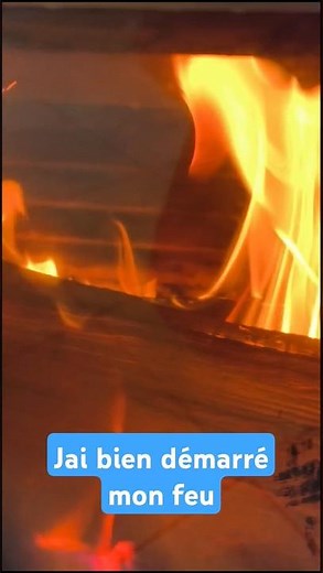 J'ai bien démarré le feu dans mon poêle à bois Invicta