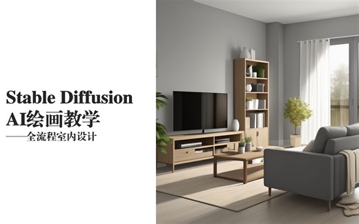 stable diffusion室内设计全流程操作教程