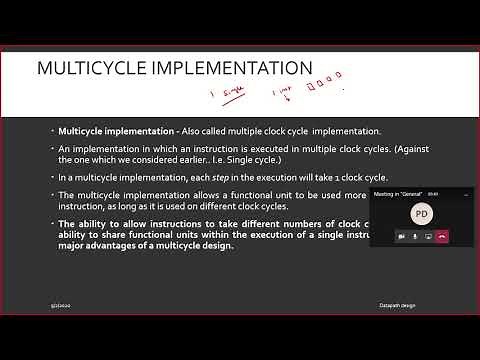 13. Multicycle Approach - Multicycle vs. Single cycle design
