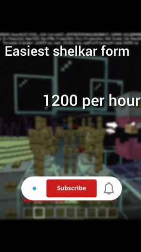 shulker farm bedrock 1.21 #shorts