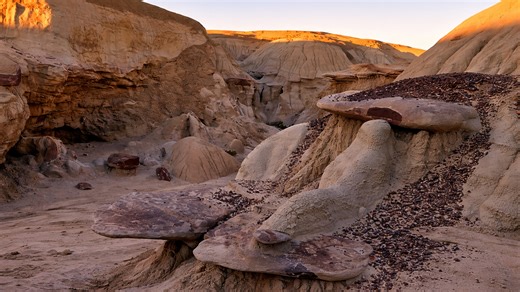 Why do these rock formations look so unusual?