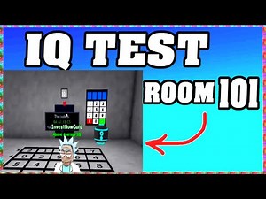 ROOM 101 IQ TEST Roblox Walkthrough 🧠 [Full Guide English]