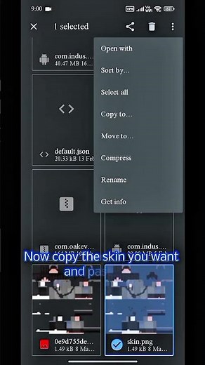 How to equip your own Skin in MC | NotCubic| #minecraftjavaonandroid#minecraftfpsboost#bestindianpvp