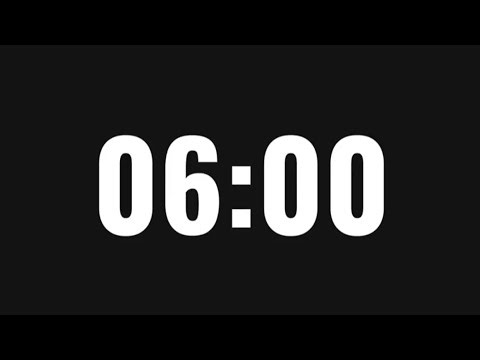 6 Minutes Timer With Alarm ⏰