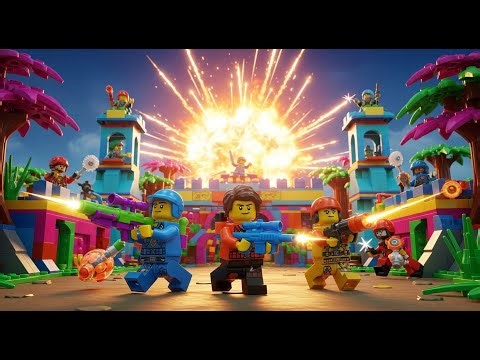 LEGO WAR: Elite Squad vs. Terrorist Jungle Base (Epic Battle)