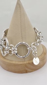 Chunky Silver Bracelet, Cuff Bracelet, Silver Bold Bracelet, Silver Chain Bracelet, Thick Link Bracelet, , Statement Bracelet - Etsy