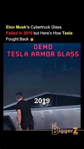 ProfitologyX on Instagram: "In 2019, Tesla’s Cybertruck made headlines when its “unbreakable” glass cracked during a live demo — a moment Elon Musk himself called unexpected. Fast forward to 2023, and Tesla staged a comeback: this time, a baseball was used instead of a steel ball. The result? A durability test that left fans debating whether Tesla upgraded the glass or just changed the rules. ⚡ 👉 Sometimes, innovation means reinventing the challenge, not the product. Follow @profitologyx for mo